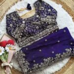 blue-color-original-indian-jimmy-choo-silk-party-saree-ready-with-blouse