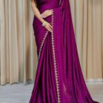purple-color-traditional-contrast-work-georgette-party-saree